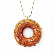 Caramelized Doughnut with Cinnamon and Gold Sprinkles
